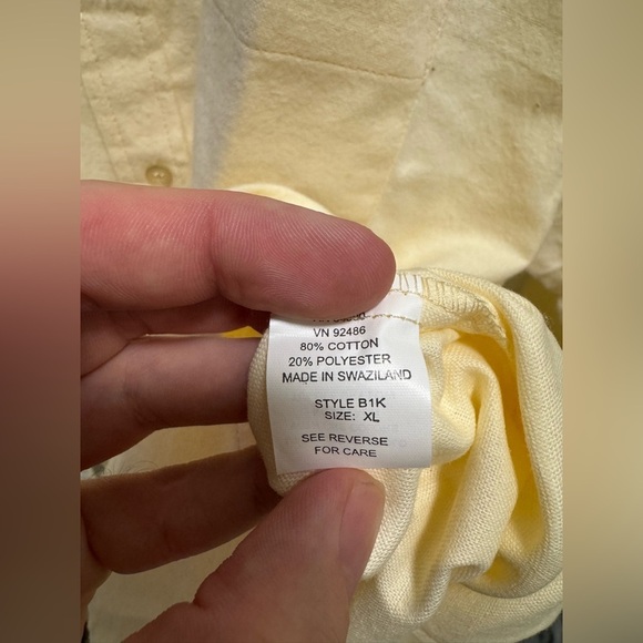 Mens Vintage Haband Long Sleeve Button Down Shirt NWOT - Picture 4 of 5